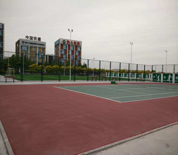天津市滨海新区4mm丙烯酸网球地胶铺设-耐磨、透